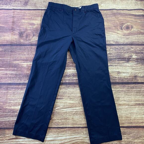 Red Cap Men's Work Pants Navy Blue Size Work Wear Sz 36 (36x31) - Picture 2 of 10